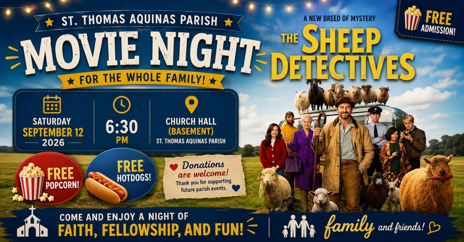 family movie night Sep 12 2026