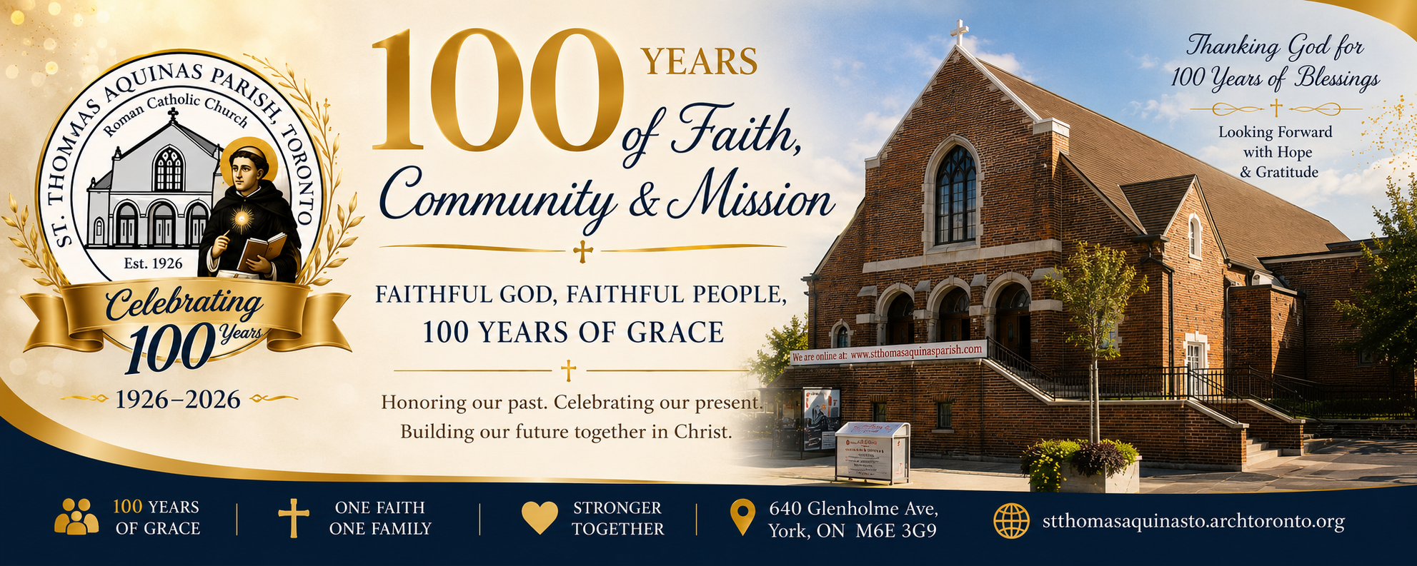 Centenary Paniramic Size Banner