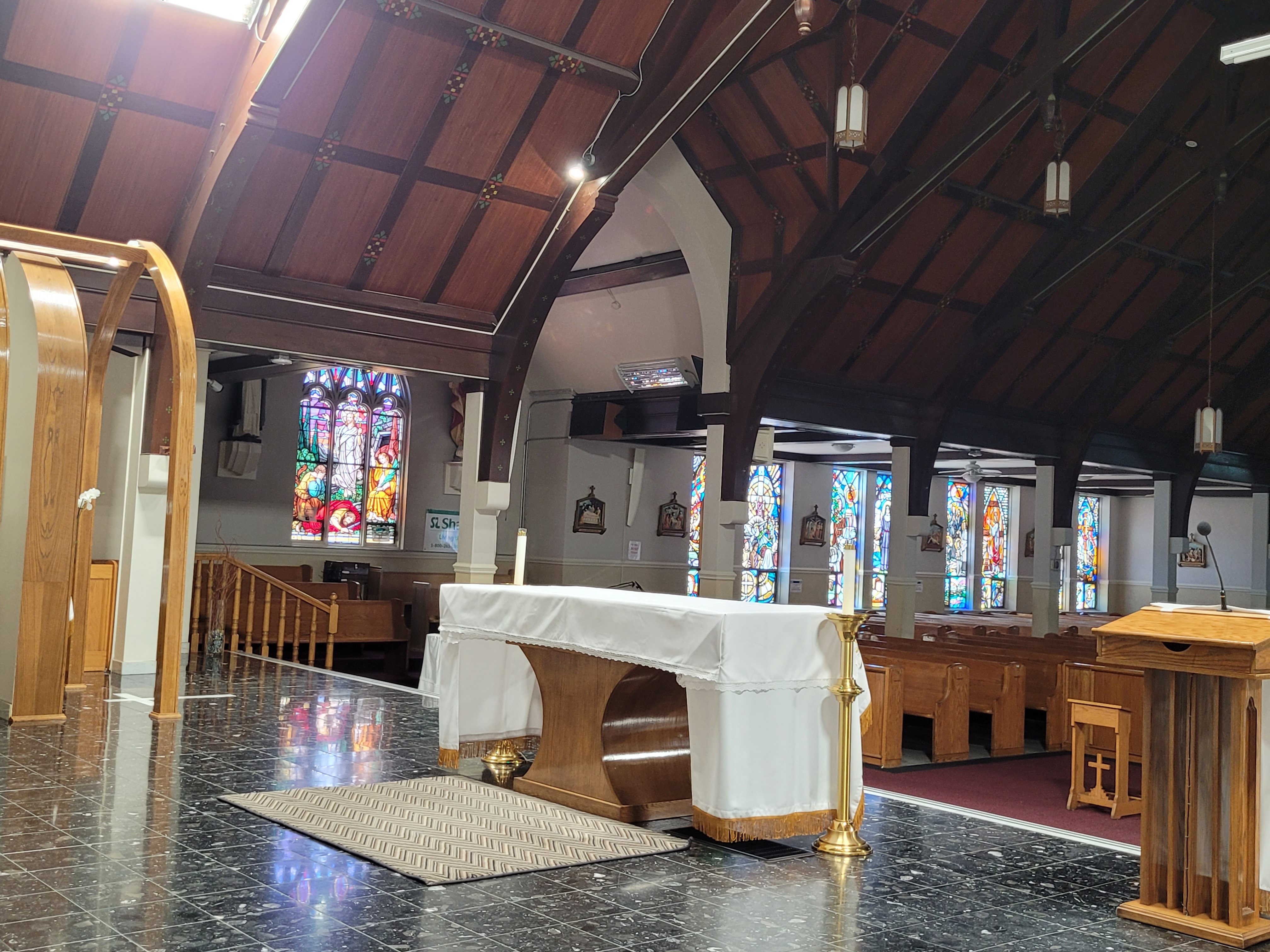 Altar from back side